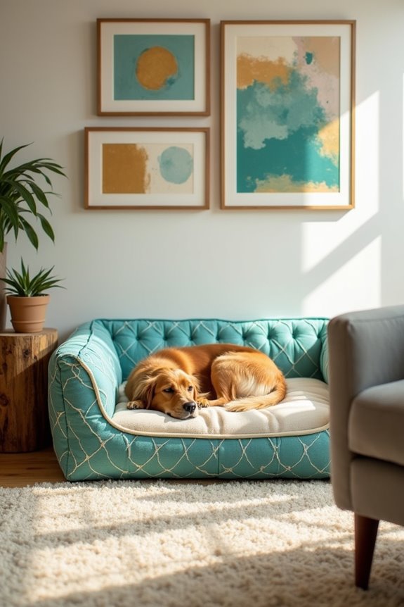 washable stylish dog bed