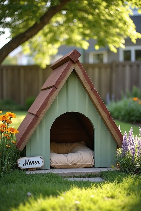 a frame dog house project