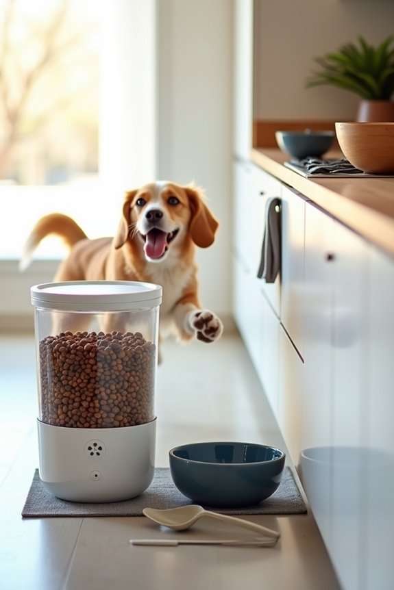 automatic dog feeding solution