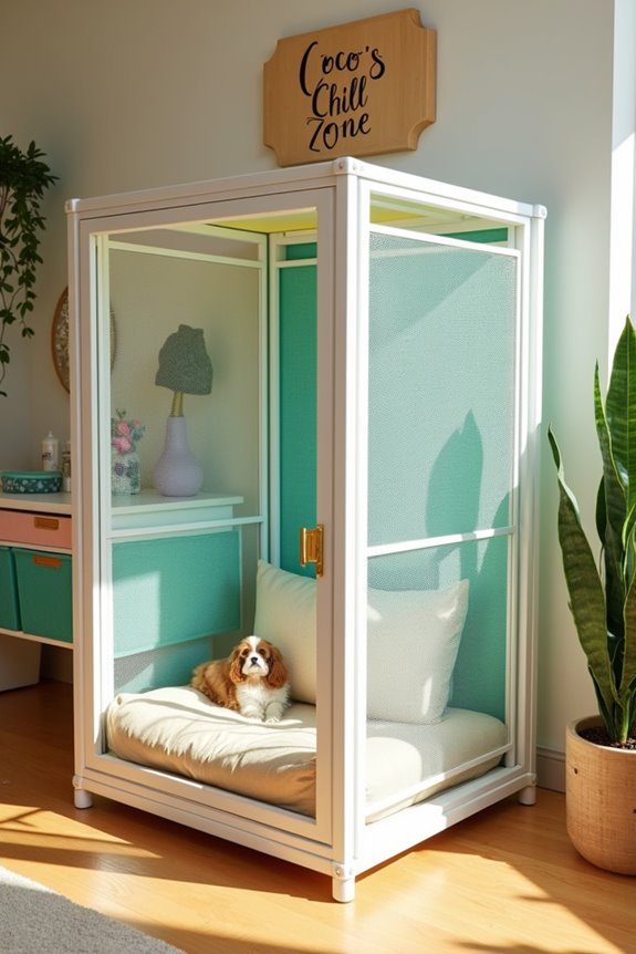 custom breathable dog cage