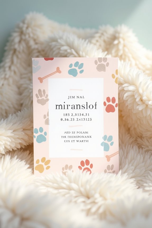 cute puppy themed birth news