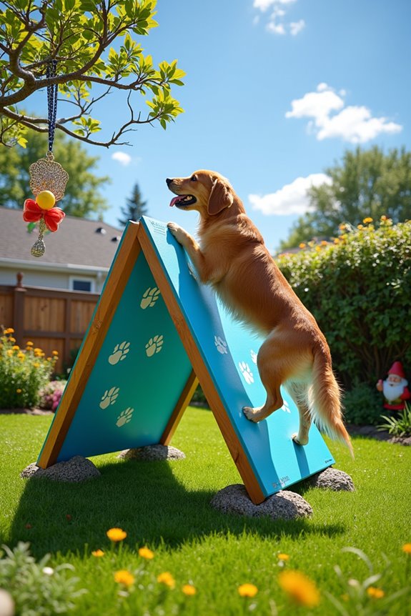 diy a frame dog training