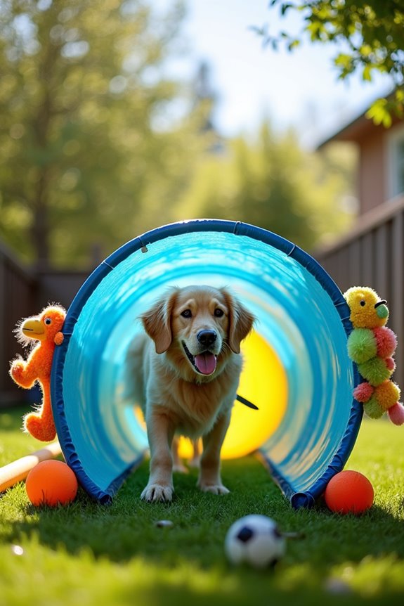 diy dog agility tunnel