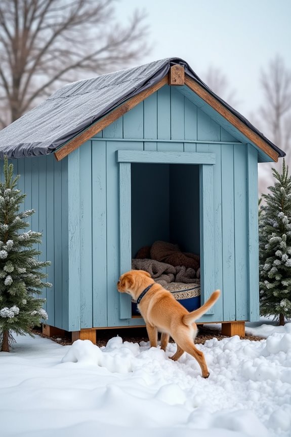diy insulated dog kennel