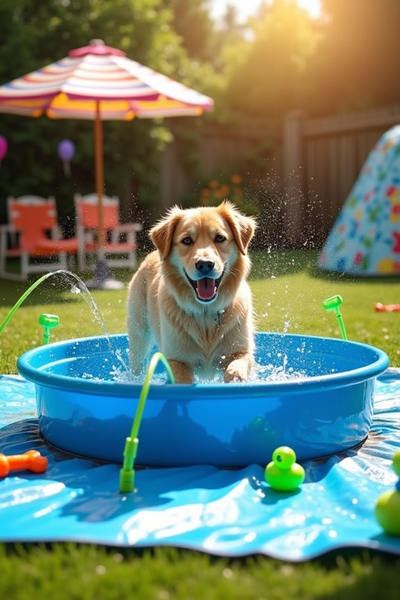 diy summer splash zone