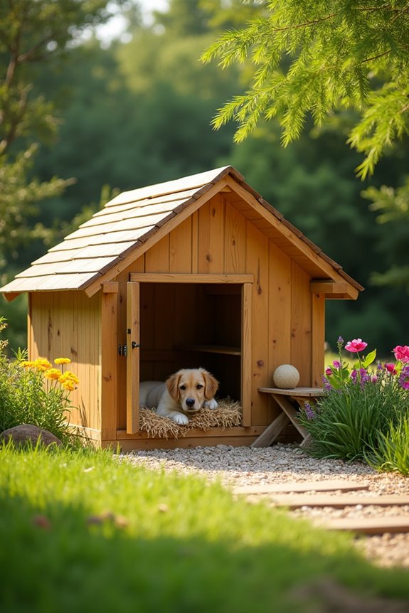 eco friendly doghouse materials selection