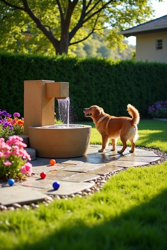 elevated dog pool paradise