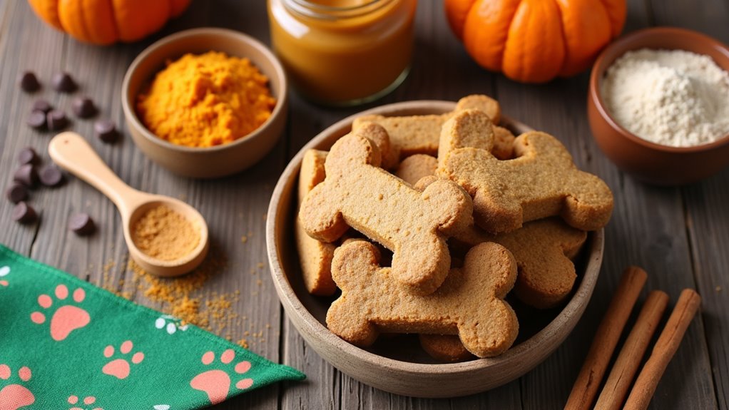 homemade pumpkin dog treats
