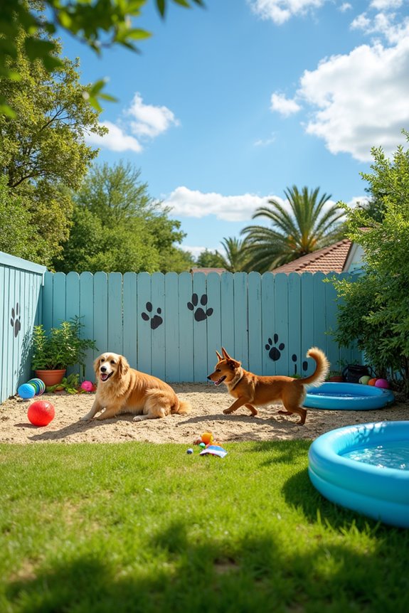 interactive dog play area