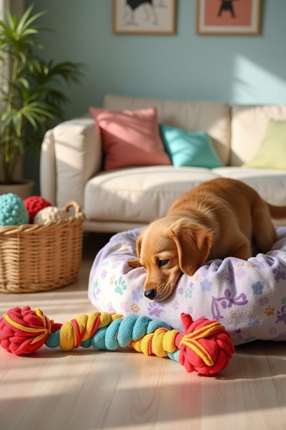 interactive pet entertainment section