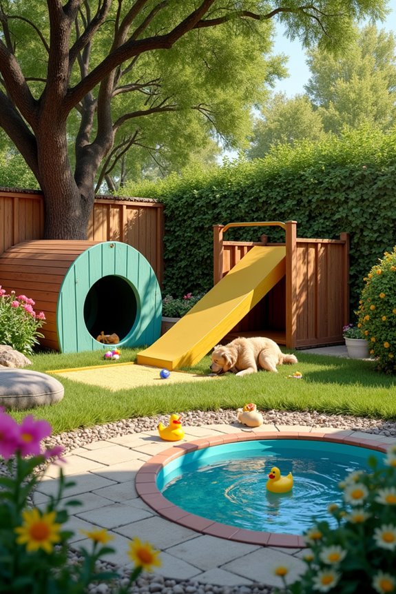 interactive playground for dogs