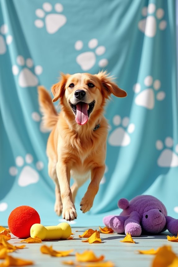 paw print backdrop for photography