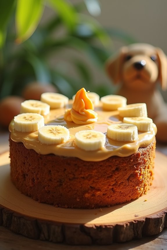 peanut butter banana cake