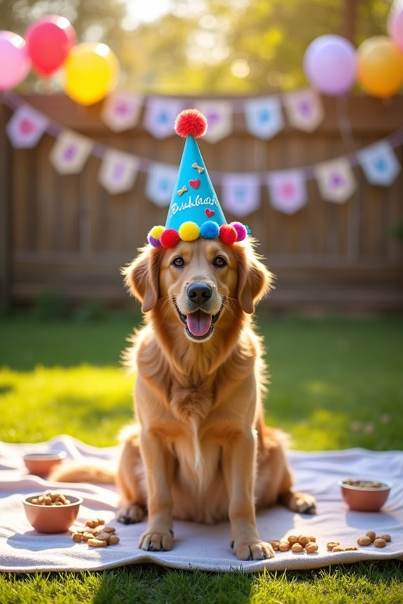 personalized festive dog hats