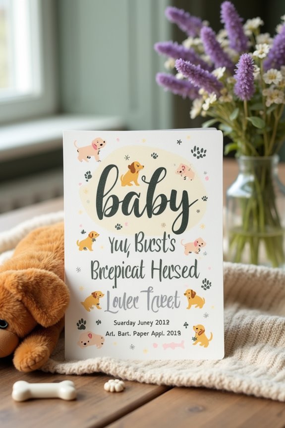 playful typography for announcements