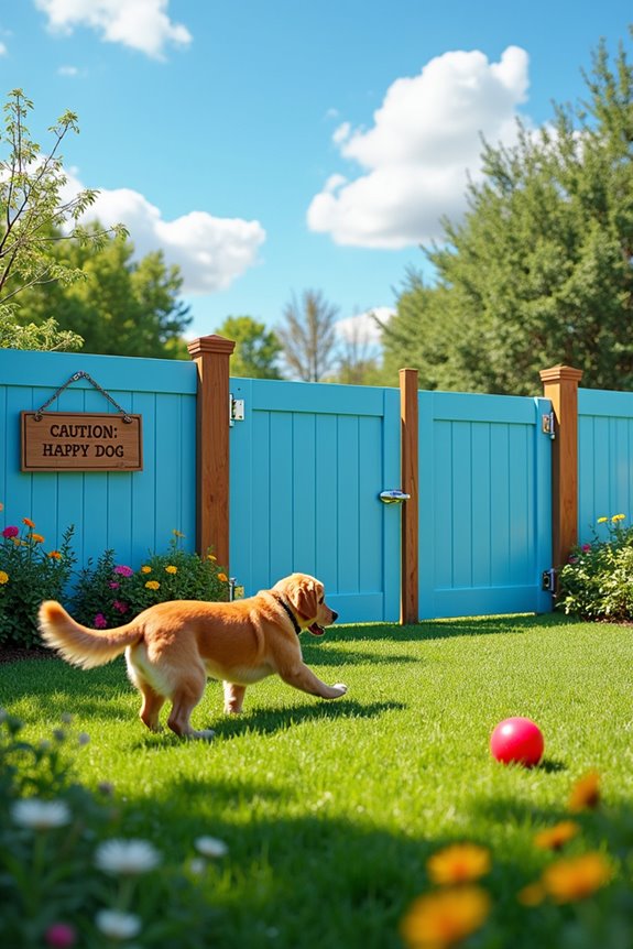 secure outdoor space for dogs