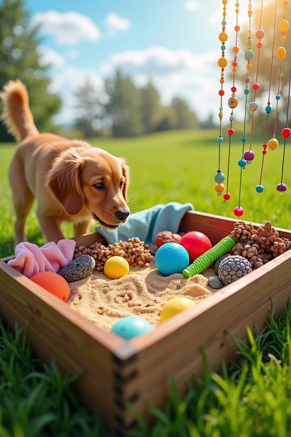 sensory dog exploration station