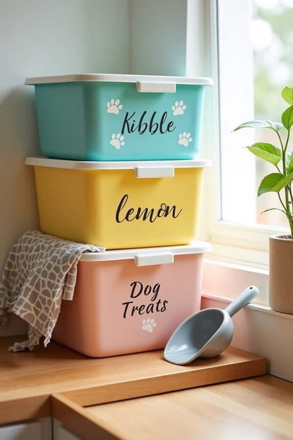 stylish stackable dog food