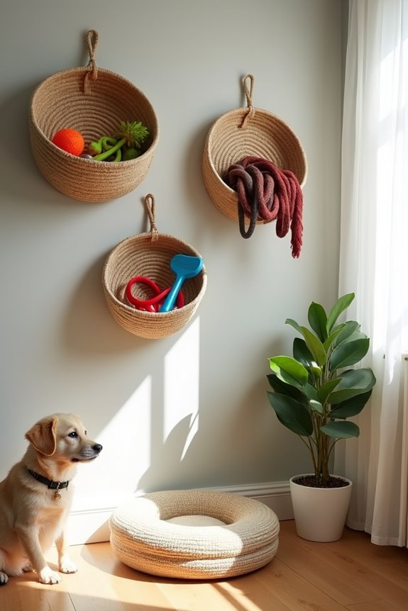 stylish wall storage solution