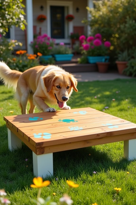 tabletop obstacle dog training