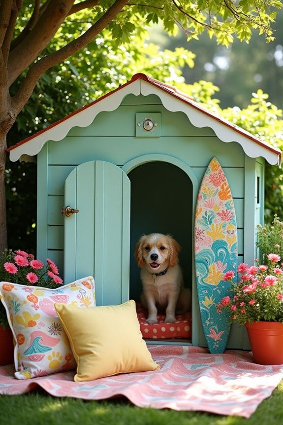 themed doghouse decorative ideas