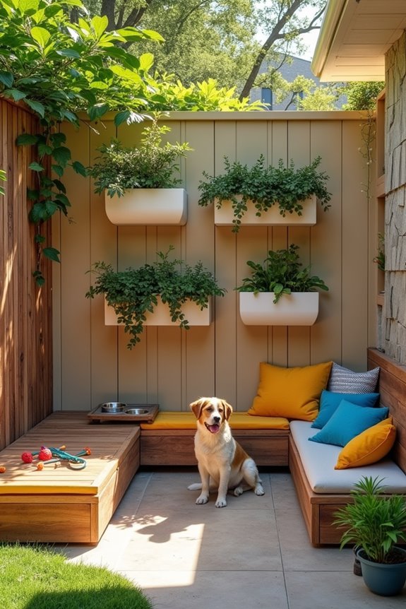 vertical outdoor dog haven