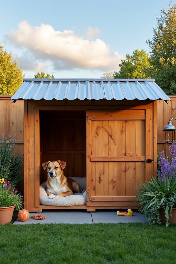 weather resistant dog kennel materials
