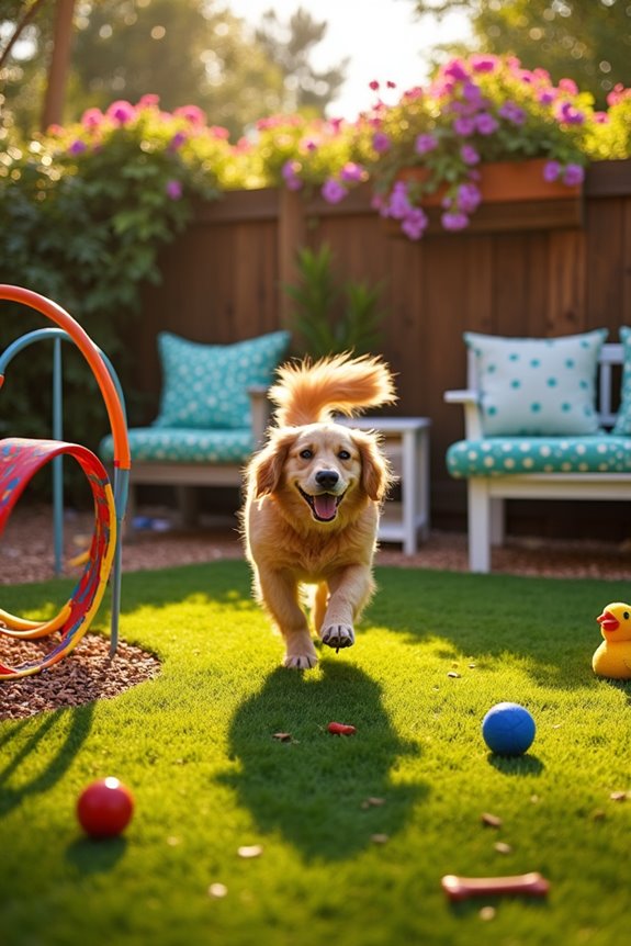 backyard mini bark park