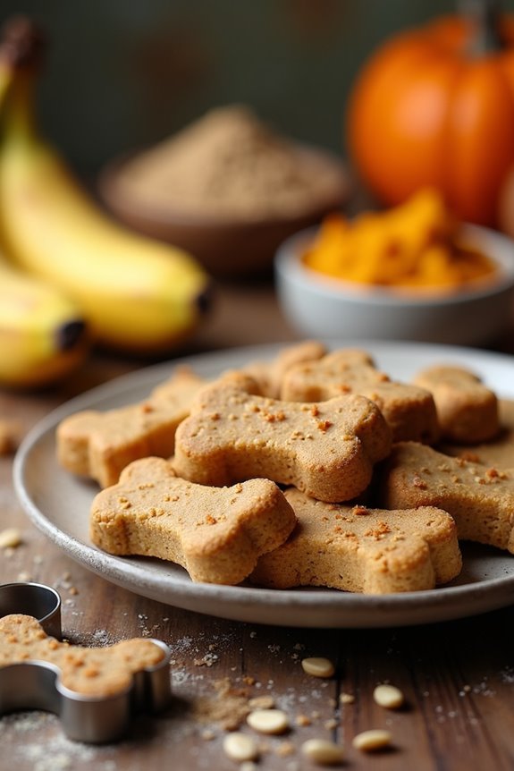 banana oatmeal dog treats