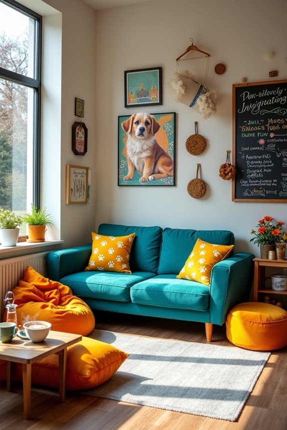 comfortable playful waiting area