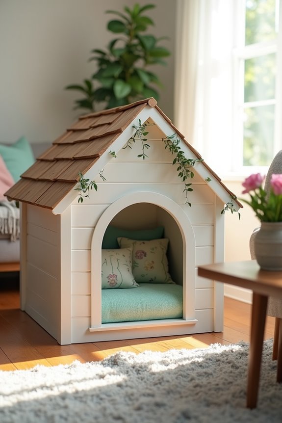cozy indoor dog haven