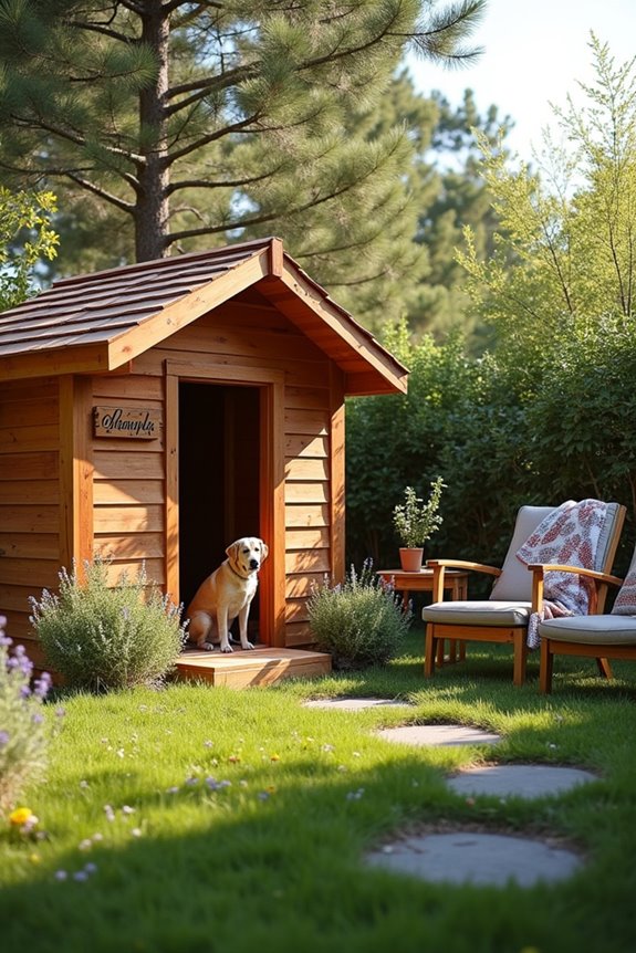 cozy outdoor dog haven