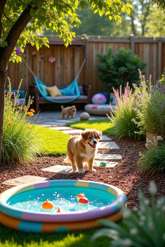 creative backyard dog runs