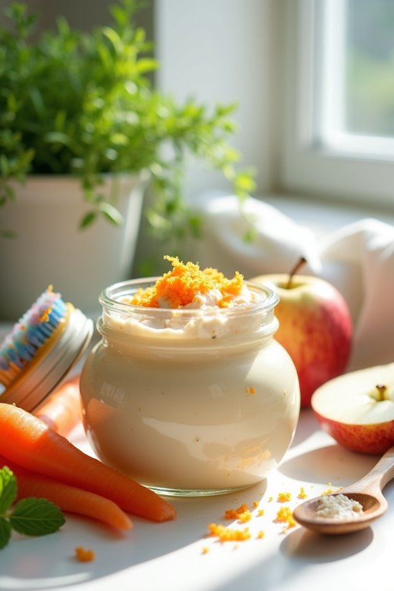 crunchy apple carrot toothpaste
