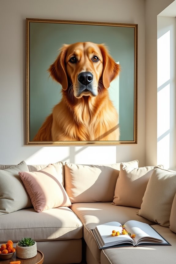 custom portraits of pets