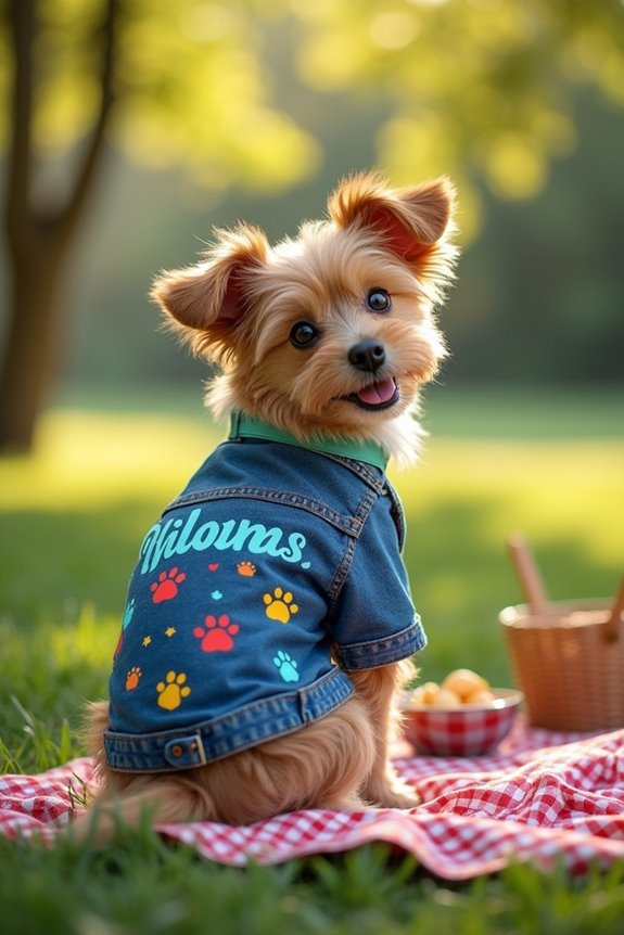 custom stylish dog jacket