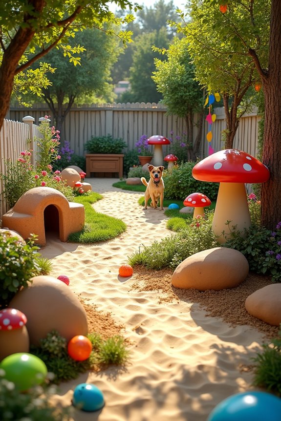 customizable dog play zones