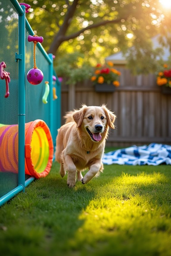 customizable dog play zones