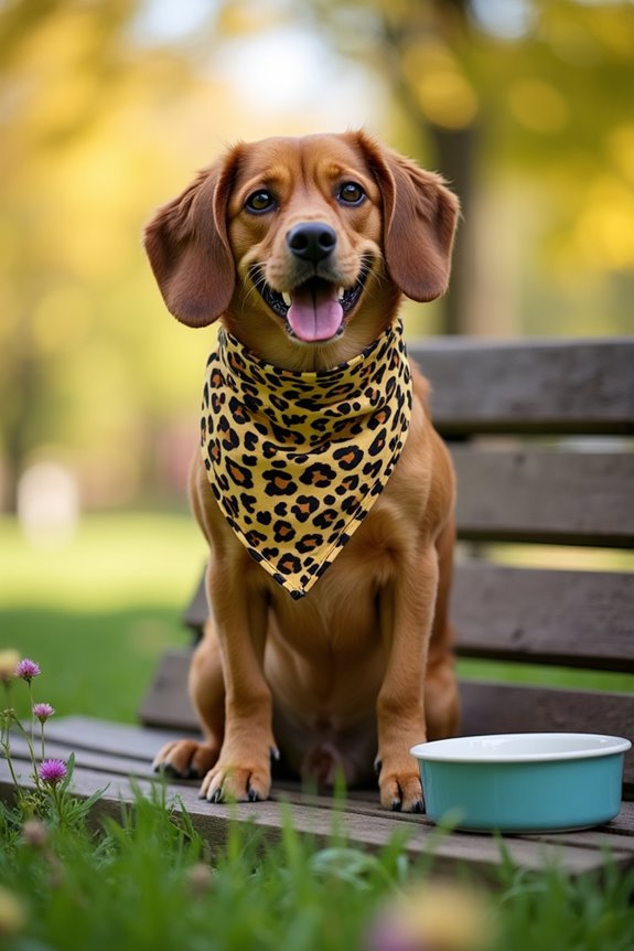 diy animal print bandana