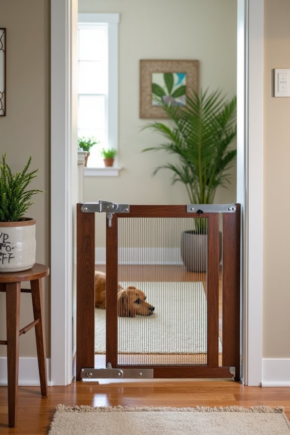 diy metal wire dog gate