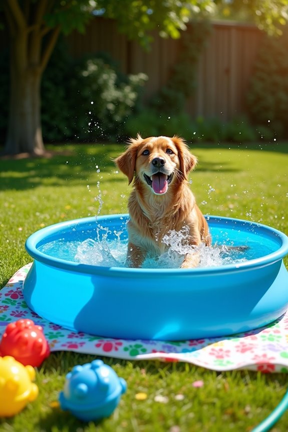 diy splash pad for dogs