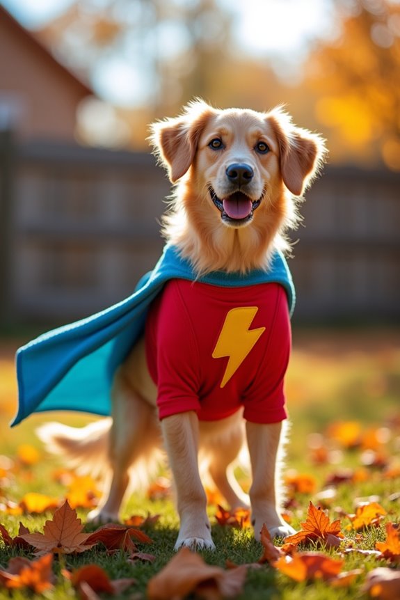 diy superhero dog costume