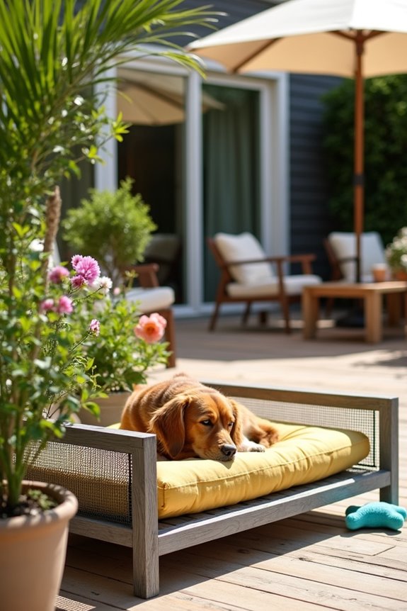 durable outdoor dog bed