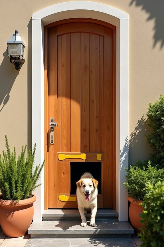 ergonomic dog door design