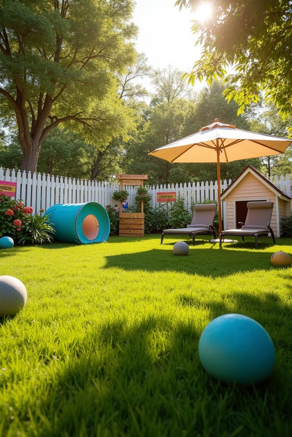 fun functional dog playground