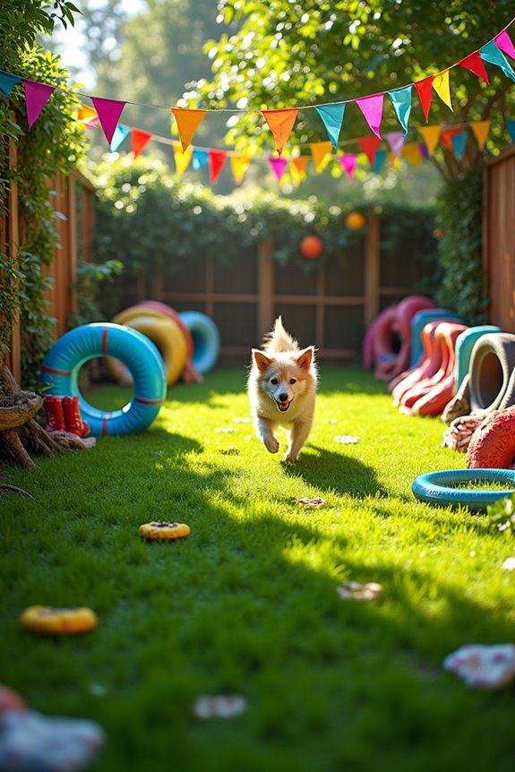 interactive backyard dog playground