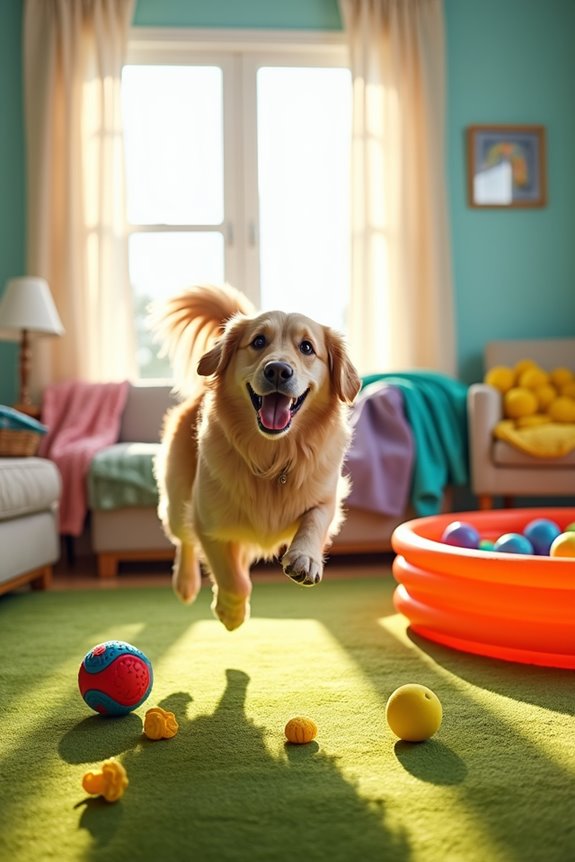 interactive dog photography setups