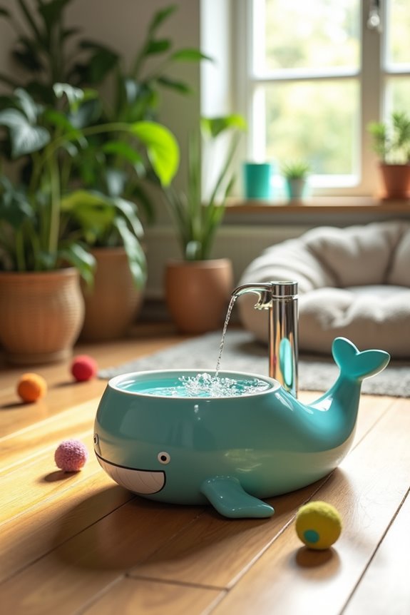 interactive playful water bowls