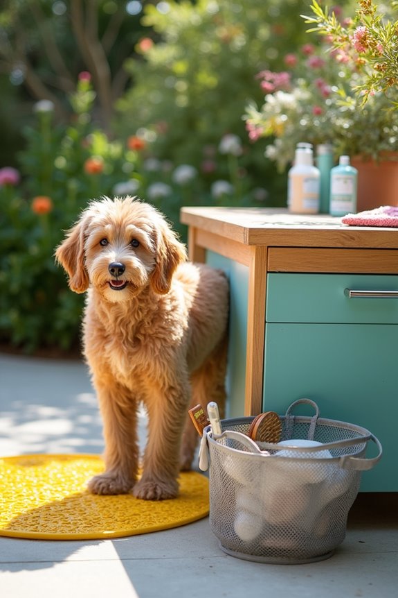 organized diy wash station