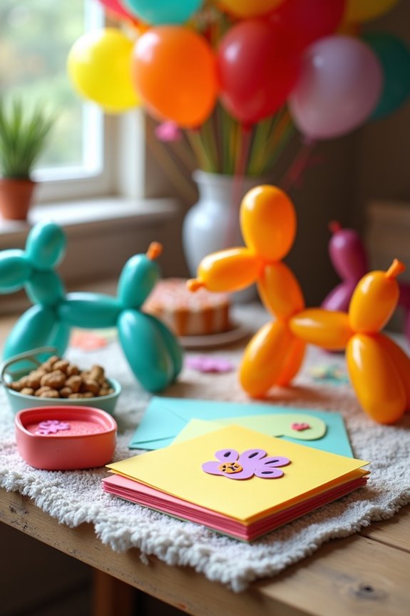 paw print party invitations creativity